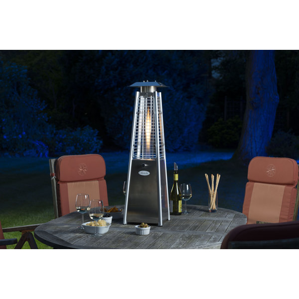Dakota Fields Chantico Stainless Steel Flame Table Top Patio Heater